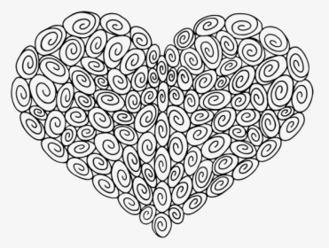 100 Swirl Heart, HD Png Download, Free Download