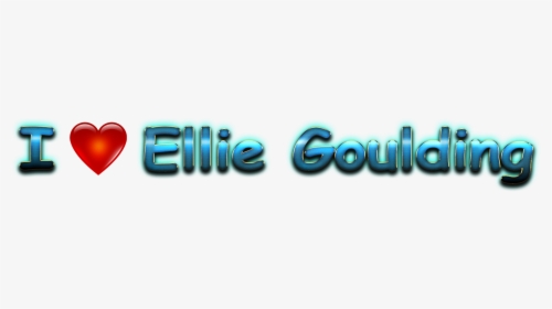 Ellie Goulding Love Name Heart Design Png - Heart, Transparent Png, Free Download
