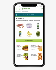 1 Amazon Groceries Home - Apple Watch Health App, HD Png Download, Free Download
