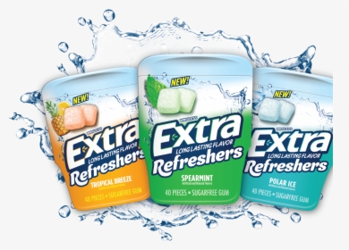 Extra Refreshers Bluedog Design - Extra Gum, HD Png Download, Free Download