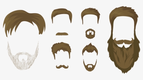 Facial Hair Fads - Stubble Beard Clipart, HD Png Download, Free Download