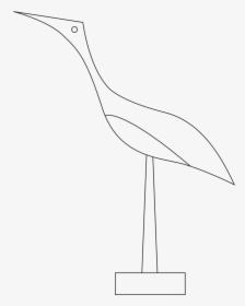 Beak Bird Tall Heron Illustration - Crane, HD Png Download, Free Download