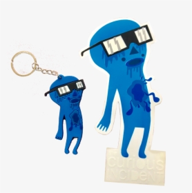 The Dude On Transparent Keyring - Cartoon, HD Png Download, Free Download