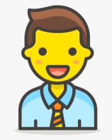 153 Man Office Worker - Office Worker Icon Png, Transparent Png, Free Download