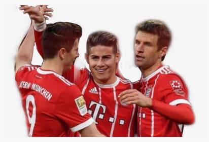 #fcbayern #jamesrodriguez #thomasmuller #robertlewandowski - Soccer Player, HD Png Download, Free Download