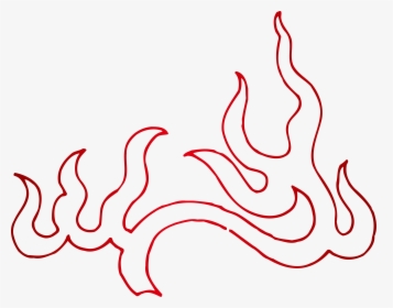Transparent Fire Graphic Png - Flame Line Drawing Transparent, Png Download, Free Download