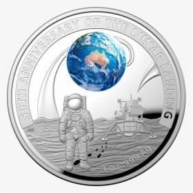 Apollo 11 Moon Landing Coin Set Australia, HD Png Download, Free Download