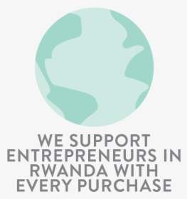 We Support Entrepreneurs In The Rwanda With Every Purchase - Poster, HD Png Download, Free Download