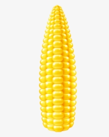 Transparent Corn Clipart - Cartoon Corn On The Cob Clipart, HD Png Download, Free Download