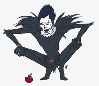 Emoji Challenge E And The Character Is Ryuk Png Ryuk - Cartoon, Transparent Png, Free Download