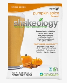 Pumpkin Spice Shakeology Nutrition Label, HD Png Download, Free Download