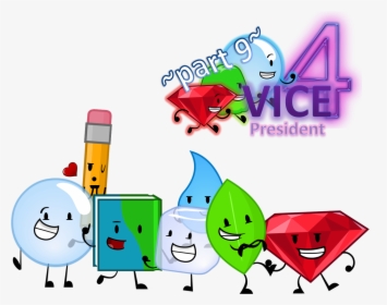 Running For Vice President ~part 9 Object Shows Community - Bfdi Vice President, HD Png Download, Free Download
