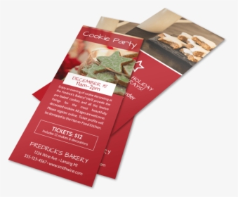 Christmas Cookie Event Flyer Template Preview - Flyer, HD Png Download, Free Download