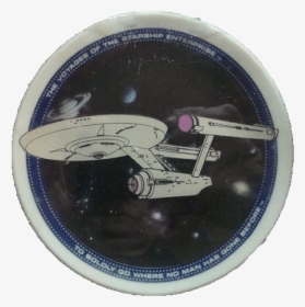 Original Starship Enterprise Mini Collector"s Plate - Circle, HD Png Download, Free Download
