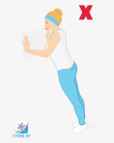 Push Ups Wrong Way Of Exercising - Cartoon, HD Png Download, Free Download