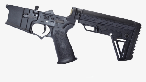 Saltwater Arms Ar-15 Complete Standard Lower - Assault Rifle, HD Png Download, Free Download