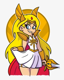 The New She-ra Is Looking Friggin’ Aces And I’m 100% - Cartoon, HD Png Download, Free Download
