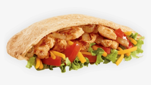 Chicken Pita With Fries Png - Low Calorie Meals Fast Food, Transparent Png, Free Download