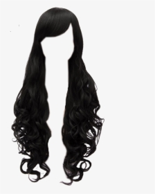 Hair Wig Png - Transparent Black Hair Wig, Png Download, Free Download
