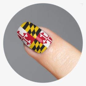 Maryland State Flag Nails, HD Png Download, Free Download