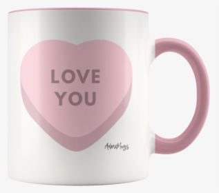 Love You Candy Hearts Mug - Coffee Cup, HD Png Download, Free Download