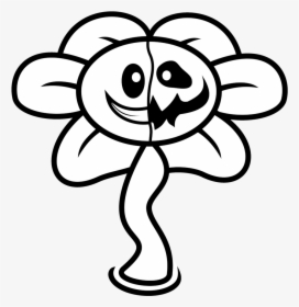 Flowey The Flower Drawing - Easy Draw Undertale Flowey, HD Png Download, Free Download