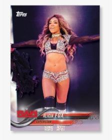 2018 Topps Wwe Alicia Fox Base Poster - Alicia Fox, HD Png Download, Free Download