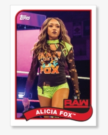 2018 Topps Wwe Heritage Alicia Fox Base Poster - Girl, HD Png Download, Free Download