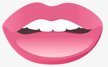 Pink Mouth Png Clip Art - Lips, Transparent Png, Free Download