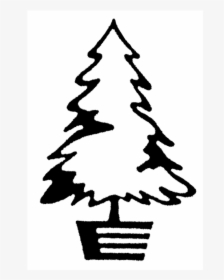 Christmas Tree Rubber Stamp"  Title="christmas Tree - Christmas Tree, HD Png Download, Free Download