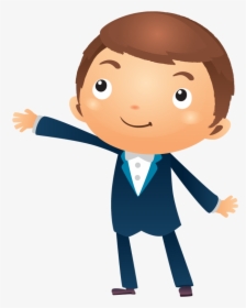 Image Free Stock Businessman Clipart Excited - Thinking Man Transparent Cartoon, HD Png Download, Free Download