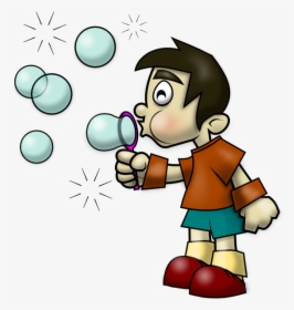 Blowing Bubbles Png - Blow A Bubble Clipart, Transparent Png, Free Download