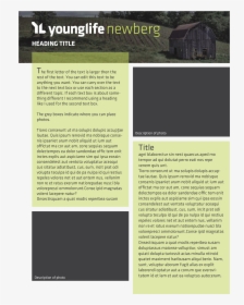 Newberg Young Life Newsletter - Young Life, HD Png Download, Free Download