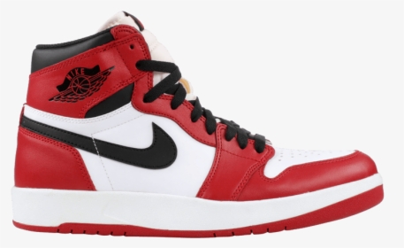 Air Jordan 1 High Red And White, HD Png Download, Free Download