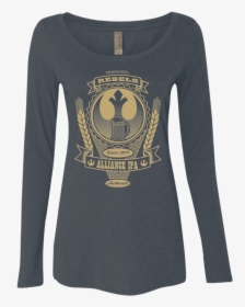 Rebel Alliance Ipa Women"s Triblend Long Sleeve Shirt - Long-sleeved T-shirt, HD Png Download, Free Download