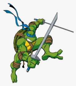 Leonardo Ninja Turtle - Leonardo Ninja Turtles Art, HD Png Download, Free Download