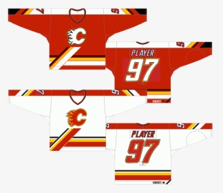 Calgary Flames Jersey 95, HD Png Download, Free Download