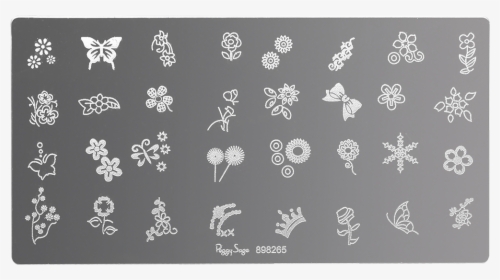 Nail Art Stamping Plate - Plaque Stamping Peggy Sage, HD Png Download, Free Download