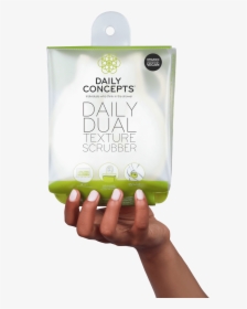 Daily Dual Texture Scrubber By Daily Concepts Luxury - Banner, HD Png Download, Free Download