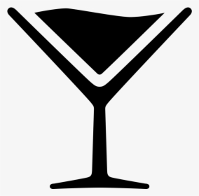 Drink Png Black - Martini Glass, Transparent Png, Free Download