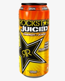 Rockstar Juiced Energy Juice Mango Orange Passion Fruit - Snack, HD Png Download, Free Download