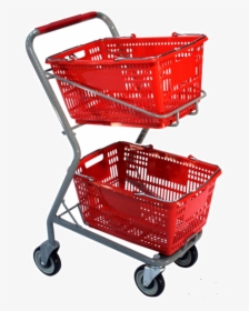 Shopping Cart With Removable Basket, HD Png Download, Free Download