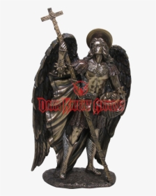 Saint Barachiel Angel Statue - Angel Cross Staff, HD Png Download, Free Download