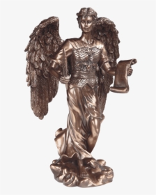 Bronze Archangel Gabriel Statue - Statue Archangel Gabriel, HD Png Download, Free Download