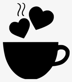 Heart Coffee Cup Svg, HD Png Download, Free Download