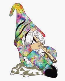 Hippie Gnome, 70"s Man, Age Of Aquarius, Woodstock, - Hippie Colors, HD Png Download, Free Download
