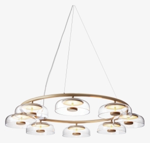 Nuura Blossi 8 Chandelier Lysekrone Glass Lamp Designer - Chandelier, HD Png Download, Free Download
