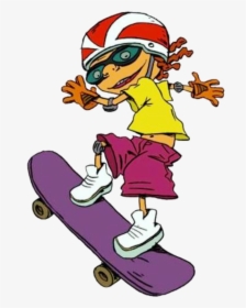 Otto Rocket On Skate Board-yw212 - Rocket Power Otto Skate, HD Png Download, Free Download