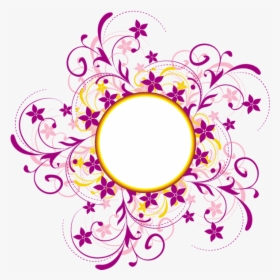 Colorful Floral Designs Png , Png Download - Swirl And Circle Designs Png, Transparent Png, Free Download