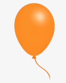 Orange Balloon Clipart - Blue Balloon Clipart, HD Png Download, Free Download